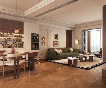 French Style A Living Room-ID:562364109