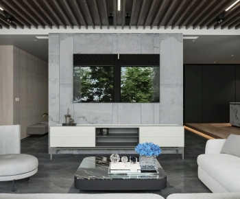 Modern A Living Room-ID:631897938