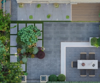 Modern Courtyard/landscape-ID:531398061