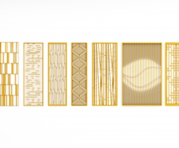 Modern Metal Screen Partition-ID:131974949