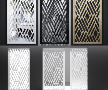 Modern Metal Screen Partition-ID:260629796