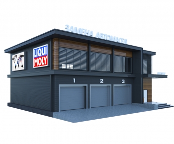 Modern Building Appearance-ID:228429083