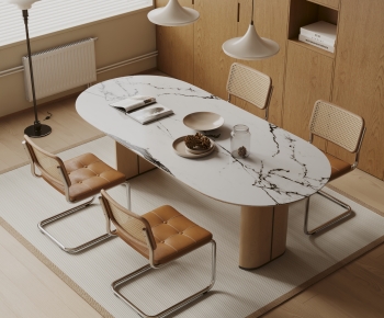 Modern Dining Table And Chairs-ID:870929007
