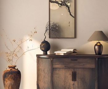 Wabi-sabi Style Entrance Cabinet-ID:467613943