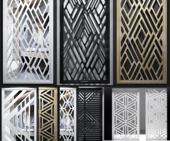 Modern Metal Screen Partition-ID:145699983