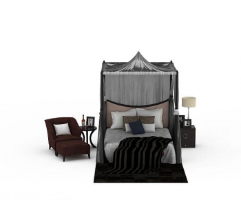 American Style Double Bed-ID:578658101