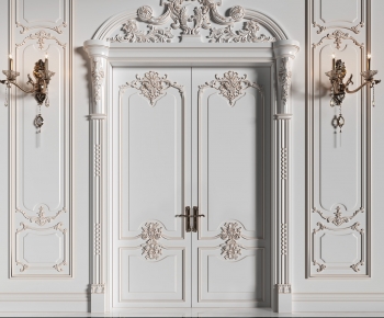 French Style Facade Element-ID:124619072