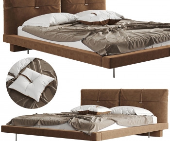 Modern Double Bed-ID:245477915