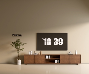 poliform现代中古风实木电视柜-ID:961170232