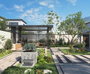Modern Courtyard/landscape-ID:389904984