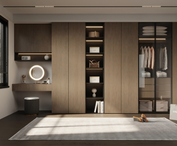Modern Clothes Storage Area-ID:978338006