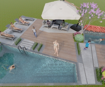 Modern Swimming Pool-ID:941545967