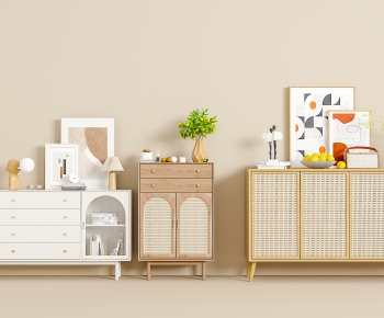 Nordic Style Side Cabinet-ID:118598942