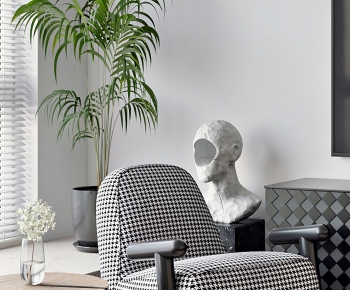 Modern Single Sofa-ID:300319912