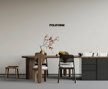 Modern Dining Table And Chairs-ID:360038042