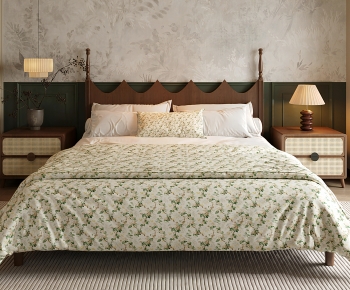French Style Double Bed-ID:671638972