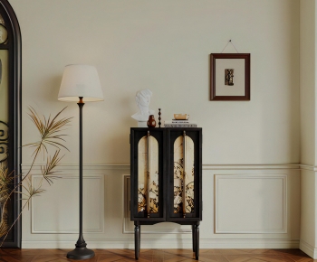 French Style Entrance Cabinet-ID:466592076