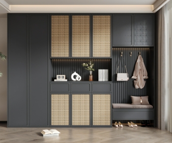 French Style Shoe Cabinet-ID:448627956