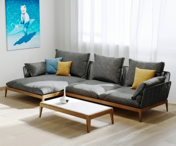 Nordic Style Corner Sofa-ID:239331963
