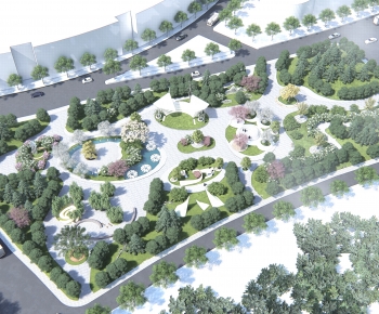 Modern Architectural Bird's-eye View Planning-ID:304188979