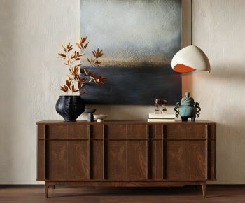New Chinese Style Entrance Cabinet-ID:856704951