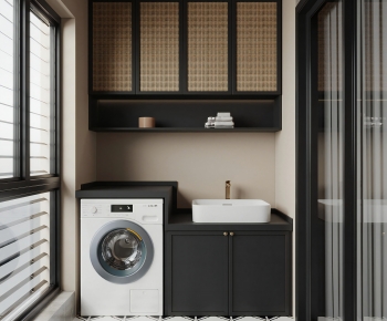 French Style Laundry Cabinet-ID:562145955