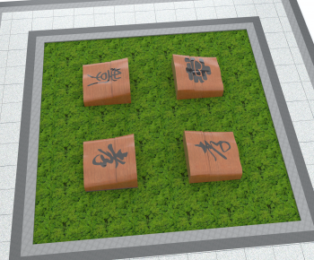 New Chinese Style Sculpture Sketch-ID:675549032