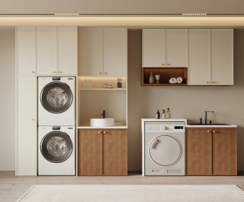 French Style Laundry Cabinet-ID:332052959