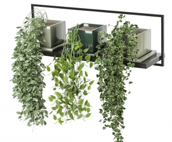 Modern Potted Green Plant-ID:712704907
