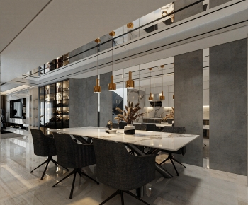 Modern Dining Room-ID:730284932