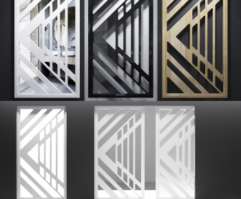 Modern Metal Screen Partition-ID:876905928