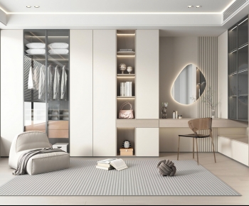 Modern Clothes Storage Area-ID:878631113