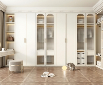 French Style Clothes Storage Area-ID:705709539