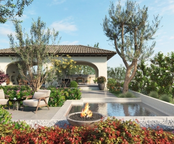 New Chinese Style Courtyard/landscape-ID:162075048