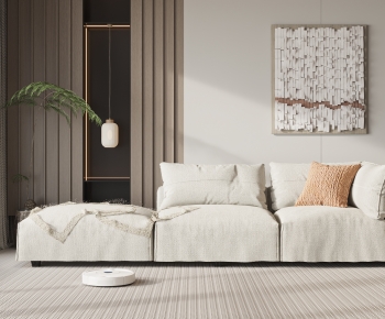 Modern Three-seat Sofa-ID:860063088