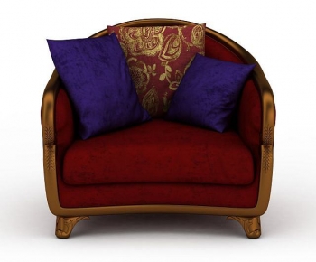 European Style Single Sofa-ID:250344045