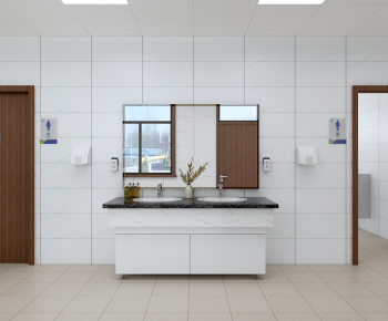 Modern Public Toilet-ID:410952096