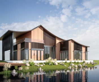 Modern Appearance Of Commercial Building-ID:606878044