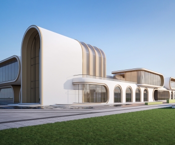 现代商业街建筑-ID:245378976