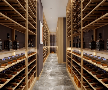 Modern Wine Cellar/Wine Tasting Room-ID:955452923