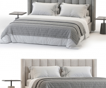 Modern Double Bed-ID:662483934