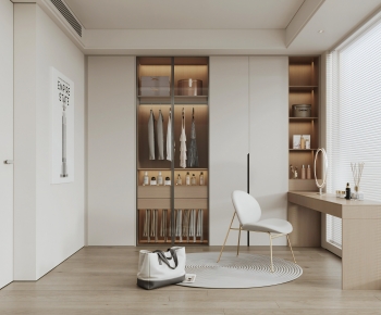 Modern Clothes Storage Area-ID:723037967