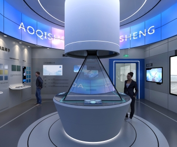 Modern Exhibition Hall-ID:692065951