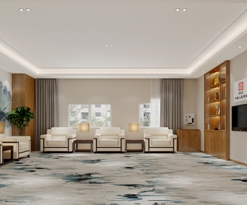 New Chinese Style Meeting Room-ID:246357923