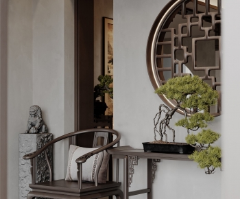 Chinese Style Lounge Chair-ID:931447039