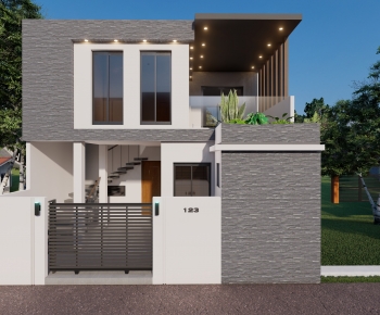 Modern Detached Villa-ID:986814982