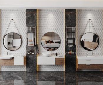 Modern Bathroom Cabinet-ID:804327019