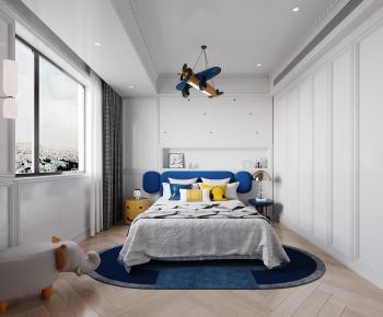 Modern Boy's Room And Son's Room-ID:641064883