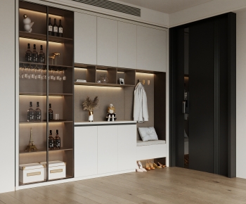 Modern Shoe Cabinet-ID:151242977