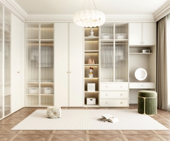 French Style Clothes Storage Area-ID:319385057